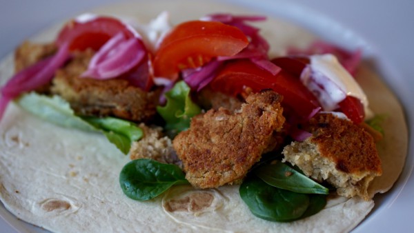 Wrap med linsbiff