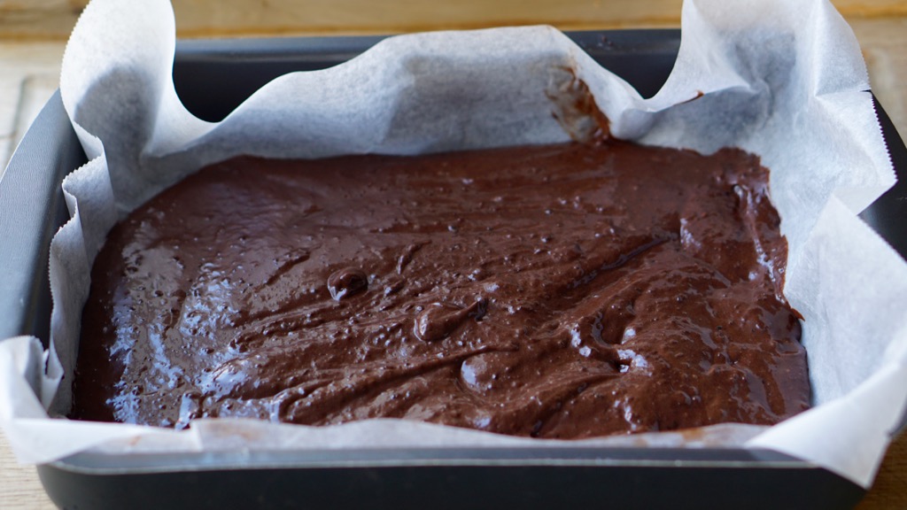 Chokladbrownie med bönor