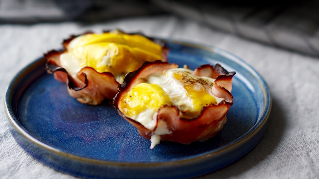 Bakade ägg