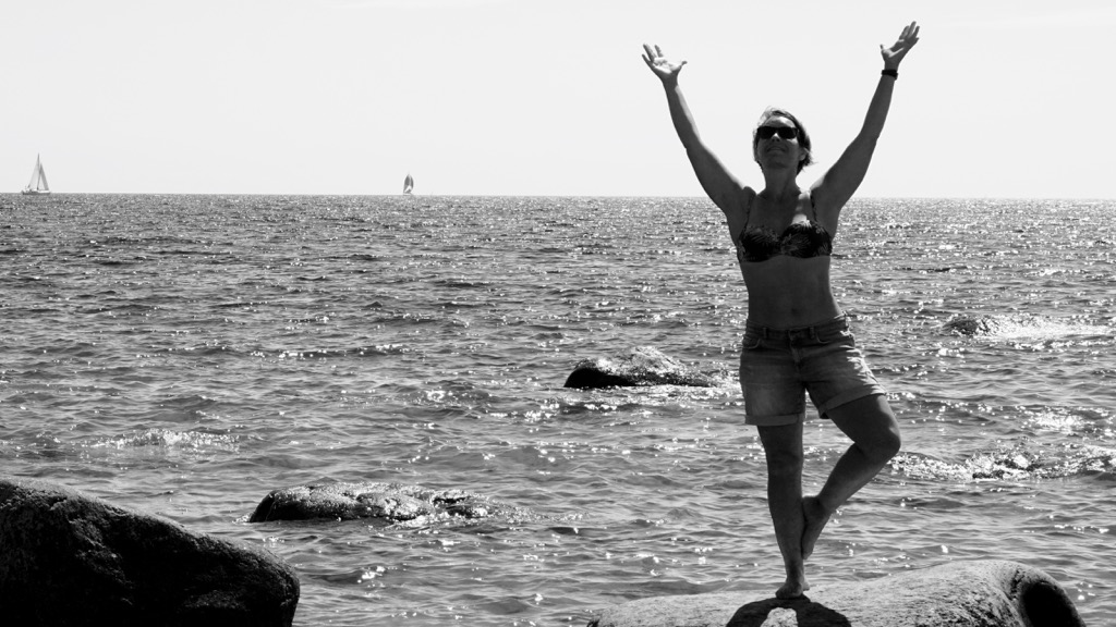 Yoga vid havet